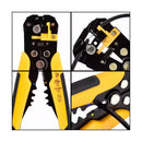 Alicate Desencapador de Fios e Crimpador Eletricista -  Automático para Fios de 0 2 a 6 mm2
