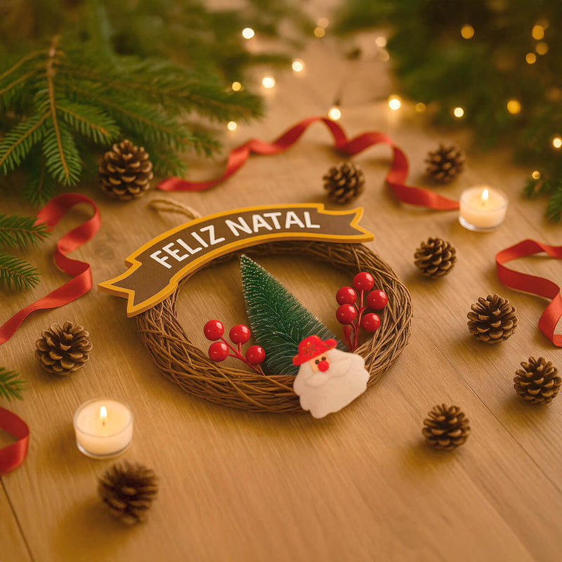 Guirlanda de Natal Enfeite Natalino