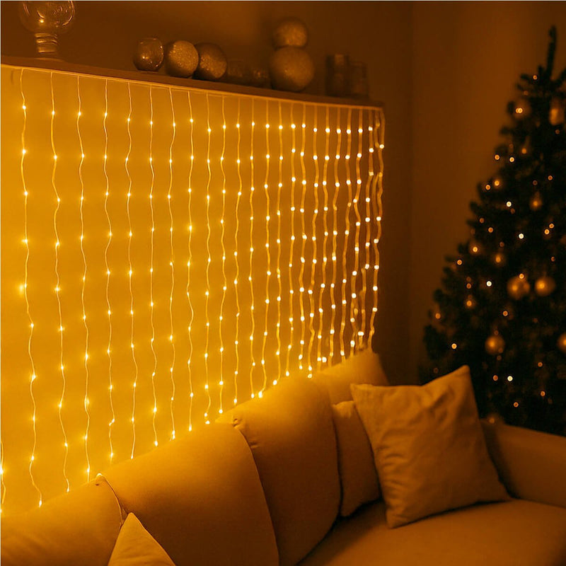 Cortina Led Decoração de Natal 3x2 [240 Leds] -