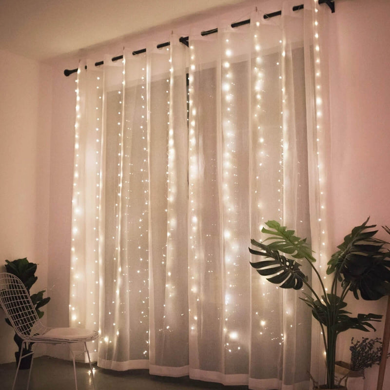 Cortina Led Decoração de Natal 3x2 [240 Leds] -