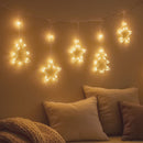 Cascata Led com Estrelas e Árvore de Natal Decoração [220v]