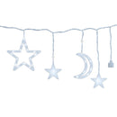 Cascata Led com Estrelas e Árvore de Natal Decoração [220v]