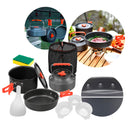 Conjunto de Panelas Camping Pesca - Kit Cozinha Portátil