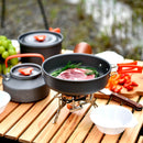 Conjunto de Panelas Camping Pesca - Kit Cozinha Portátil