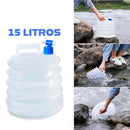 Galão Dobrável com Torneira Regulável - Galão para Áreas Externas