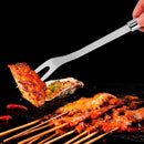 Kit Churrasco Espetos Garfo Espátula e Pegador [7 Peças]