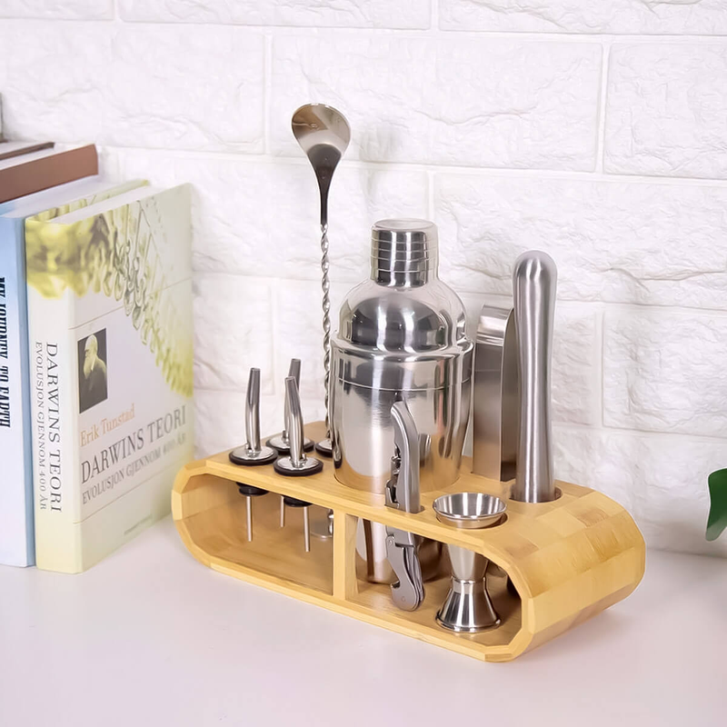 Kit Bartender Profissional Coqueteleira Inox [12 Peças]