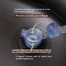 Sofá Poltrona Inflável com Puff