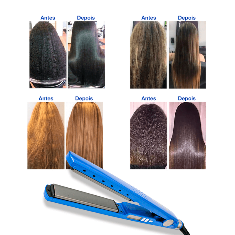 Prancha Chapinha Nano Titanium [Pro] - Chapinha Profissional 450°F Nano Titanium Iônica