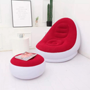 Sofá Poltrona Inflável com Puff