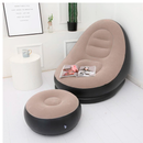 Sofá Poltrona Inflável com Puff