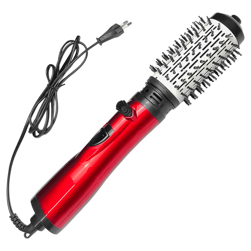 Escova Rotativa Giratória 110V - Escova Térmica Profissional com Cabo Giratório 360 Graus