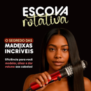 Escova Rotativa Giratória 110V - Escova Térmica Profissional com Cabo Giratório 360 Graus