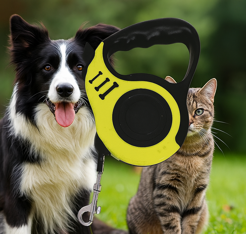 Guia Retrátil Pet 3 Metros - Para Cães e Gatos