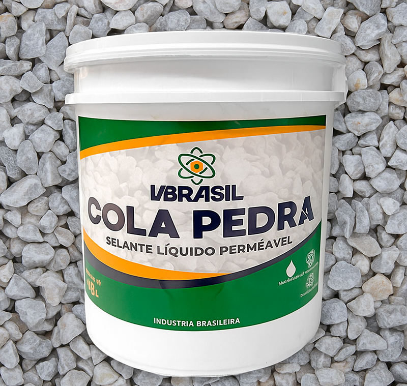 Cola Pedra Fixador de Pedras [18 Litros] - VBrasil Impermeabilizante Permeável Hidrofugante