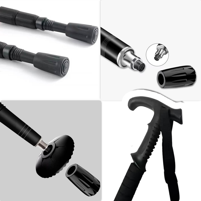 Bastão de Caminhada Ajustável Portátil