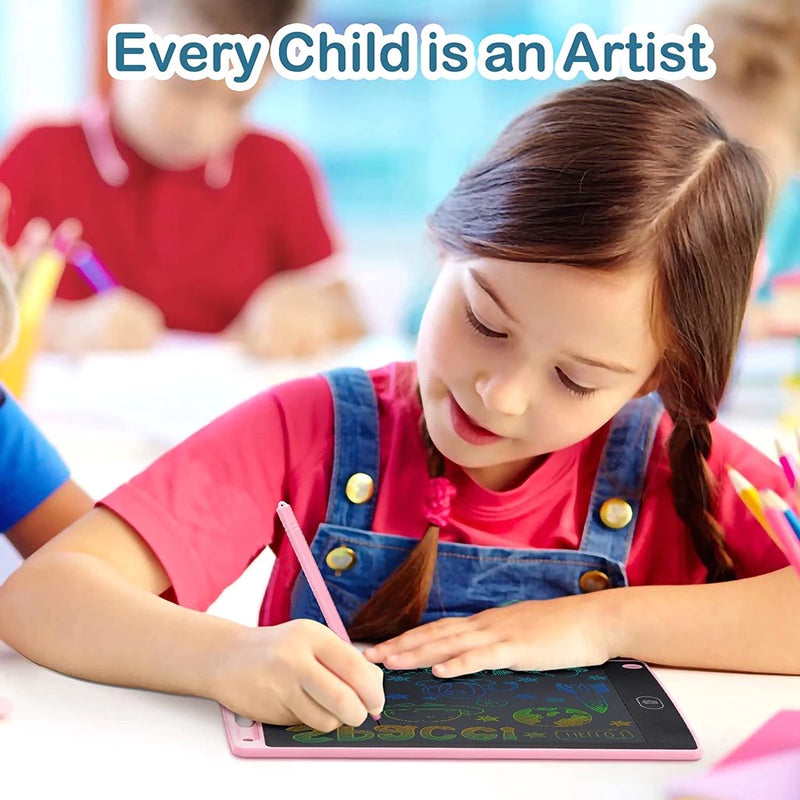 Lousa Mágica 8,5 Polegadas - Digital Grande Escrita Colorida