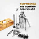 Kit Bartender Profissional Coqueteleira Inox [12 Peças]