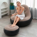 Sofá Poltrona Inflável com Puff