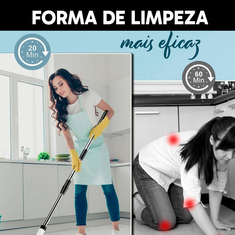 Escova de Limpeza Esfregão Mop Elétrico [7 em 1]
