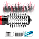 Escova Rotativa Giratória 110V - Escova Térmica Profissional com Cabo Giratório 360 Graus