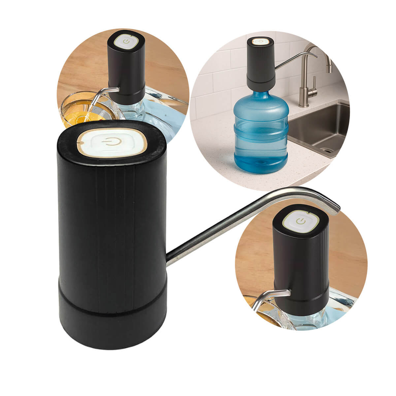 Bomba Elétrica para Galão de Água -  Recarregável USB