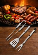 Kit Churrasco Inox [3 Peças]