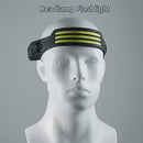 Lanterna de Cabeça LED [3 Fitas] -  LED 500 Lúmens com Sensor Inteligente