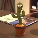 Cacto Dançante Falante [Grátis Roupa] -  Falante Toca Música Repete A Fala E Dança