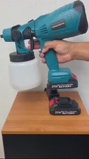 Pistola de Pintura e Pulverizadora Portátil [21V] - Eletrico Portatil 1000ml + 3 Bicos