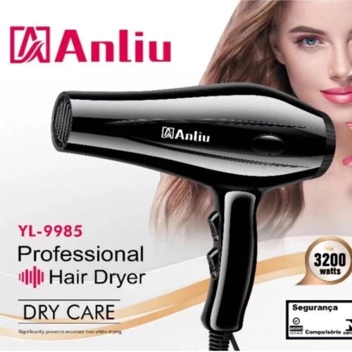 Secador Para Cabelos 2 Velocidades 3 Temperaturas Super Potente